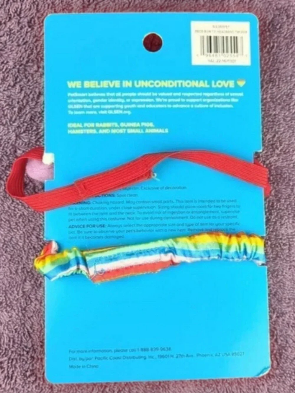 Pride Themed Small Animal Accessories & Cupcake Shaped Chew Toy